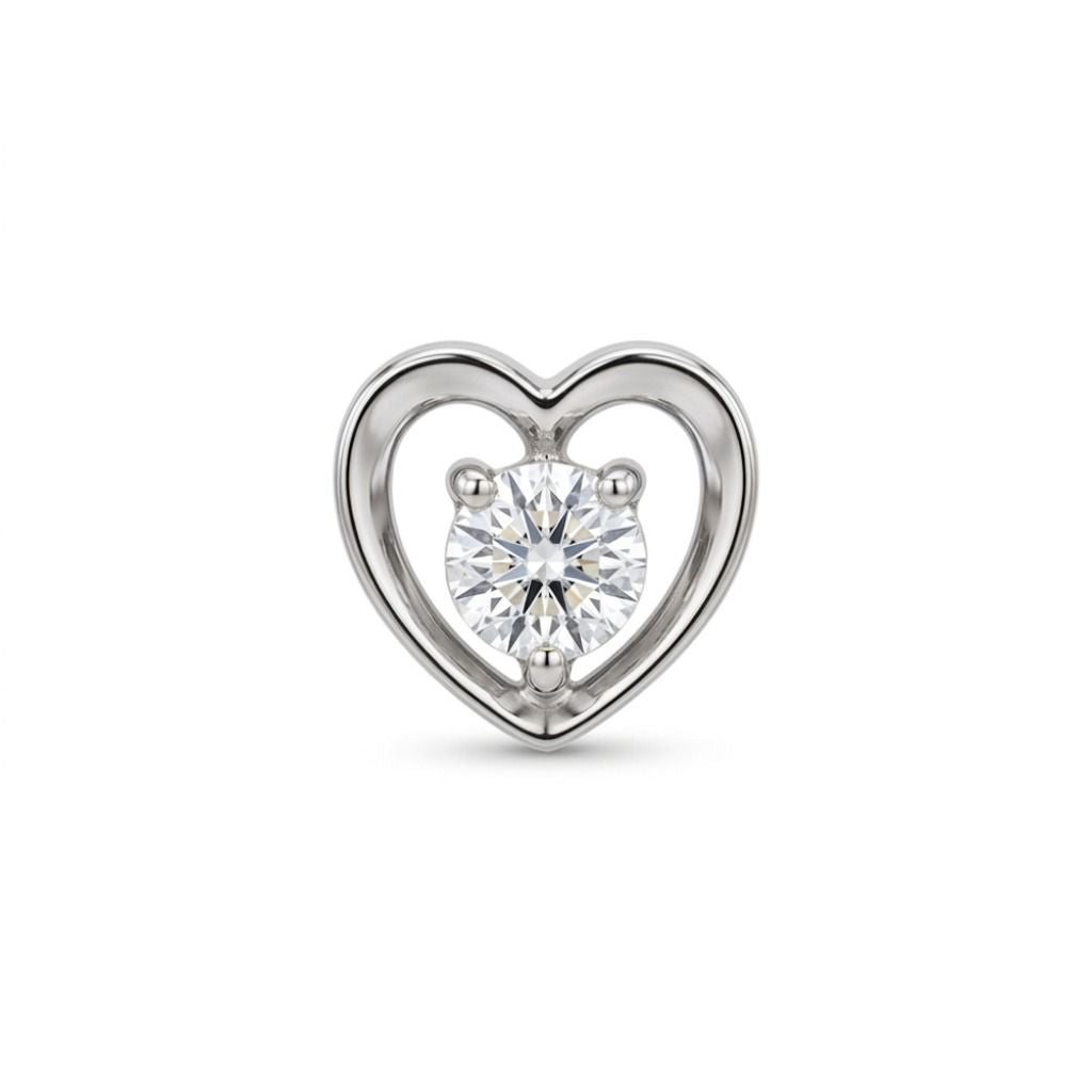Charm Elements Cuore incanto con diamante ECF13857.001
