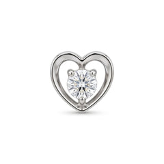 Charm Elements Cuore incanto con diamante ECF13857.001