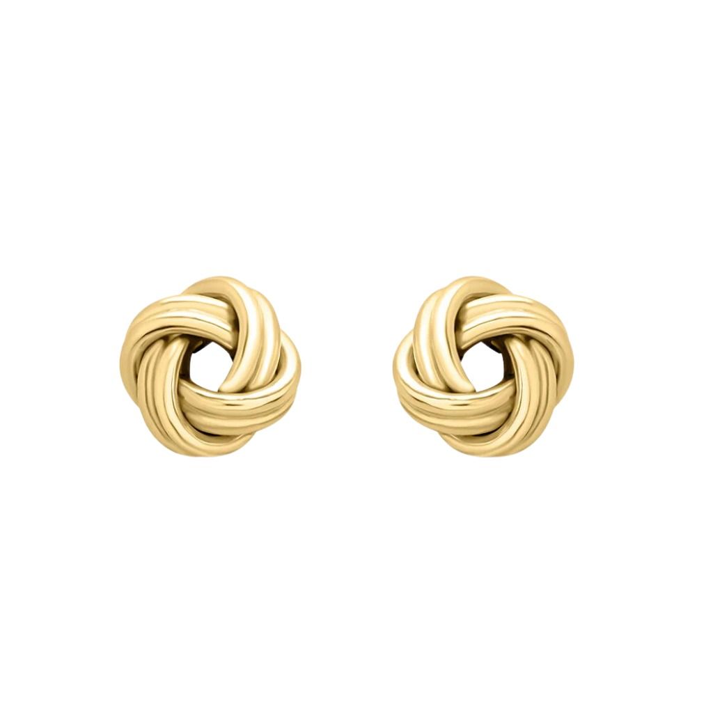Stroili Lobo Knot Isabelle Yellow Gold 9 KT Earrings 1426958