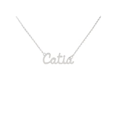 Catia Name Necklace in 316 Steel