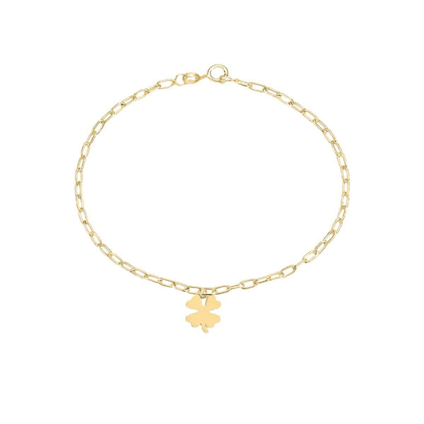 Bracciale Stroili Quadrifoglio Beverly Oro Giallo 9 KT 1429153