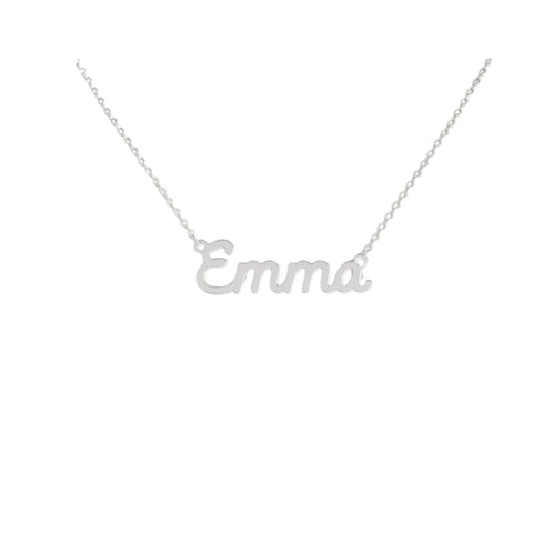 Collana Nome Emma In Acciaio 316