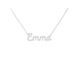 Collar con el nombre Emma en acero 316