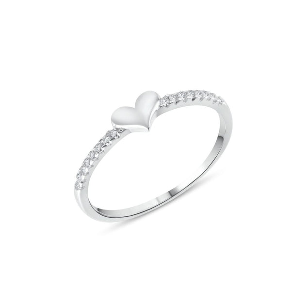 ANILLO DE CORAZÓN DE PLATA 925
