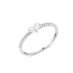 925 SILVER HEART RING