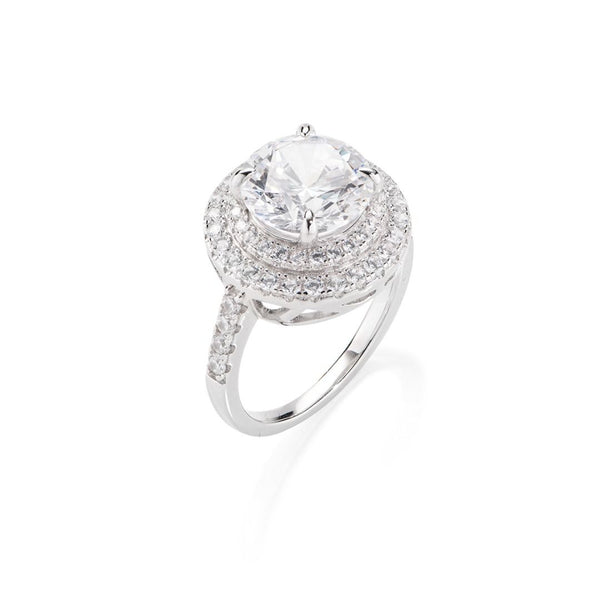 Anello Stardust In Argento Con Zirconi RPUBBBZ