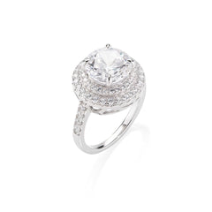 Stardust Ring in Silver with Zircons