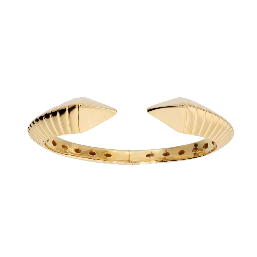 Bracciale Etrusca Rigido Graduato Texture Rigata WSET00920.YG
