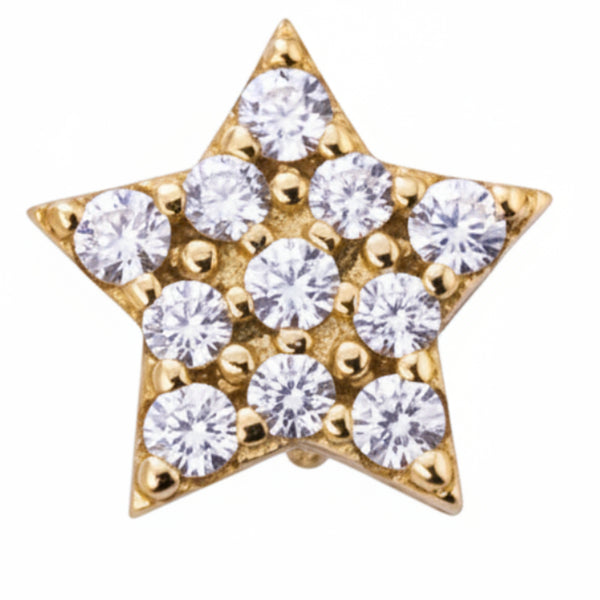 Marcello Pane Stella Stopper Maxy Charms with Zirconia