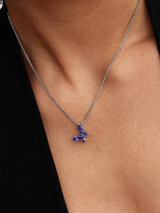 Collana Pandora Farfalla Luminosa Blu 394232C01