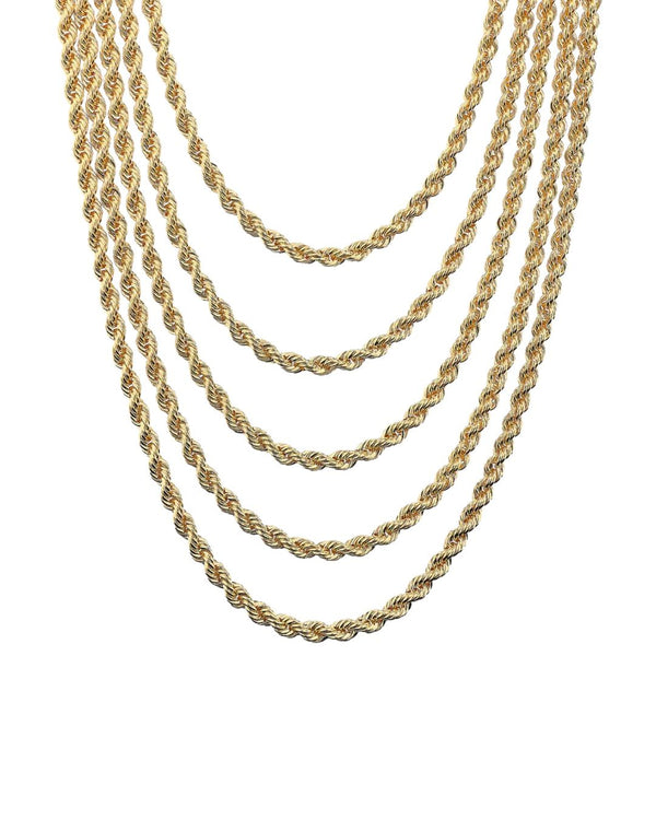 Collana Etrusca Multifilo Graduata Maxi Catena Corda WSET00896.YG