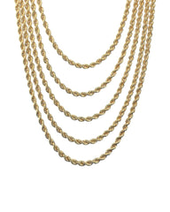 Collana Etrusca Multifilo Graduata Maxi Catena Corda WSET00896.YG
