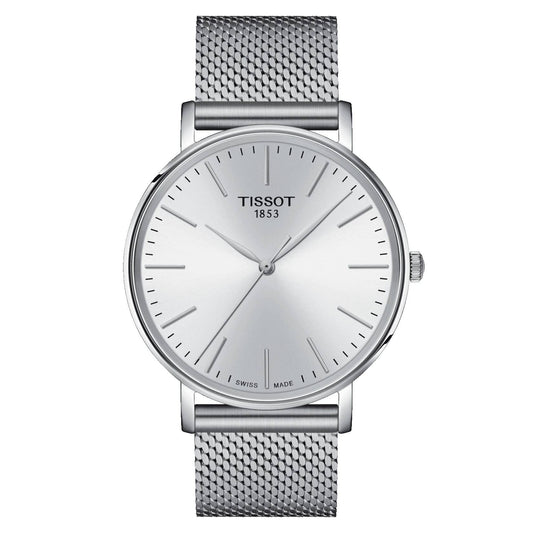 Orologio Tissot Every time Gent Silver con Maglia Milano