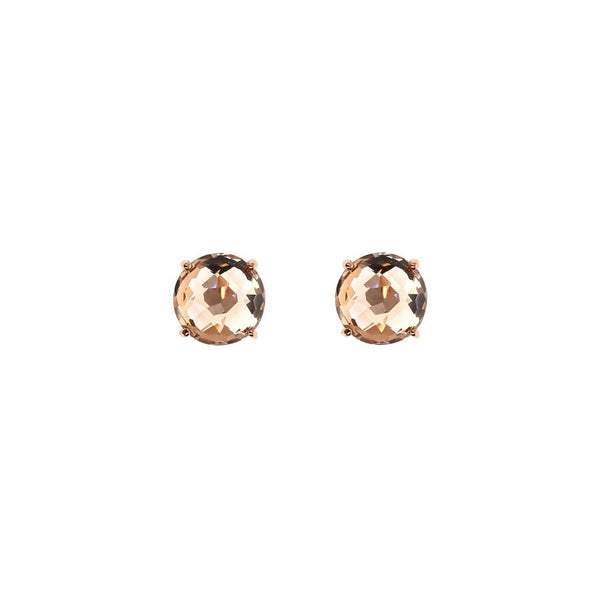 Orecchini Bronzallure Essentiel a Bottone con Prisma Gem Taglio Mosaico -