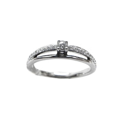 Anello Giorgio Visconti in Oro Bianco e Diamanti ABX15829