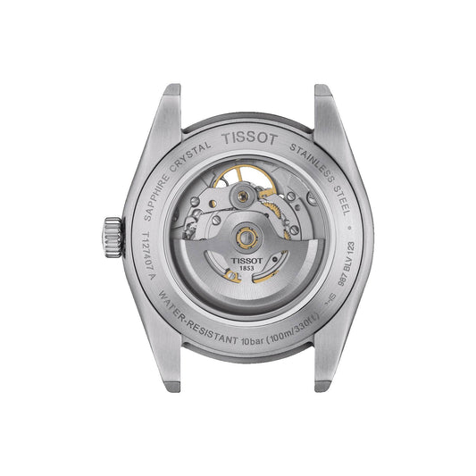 Orologio Tissot Gentlemen Powermatic 80 Open Heart Blu