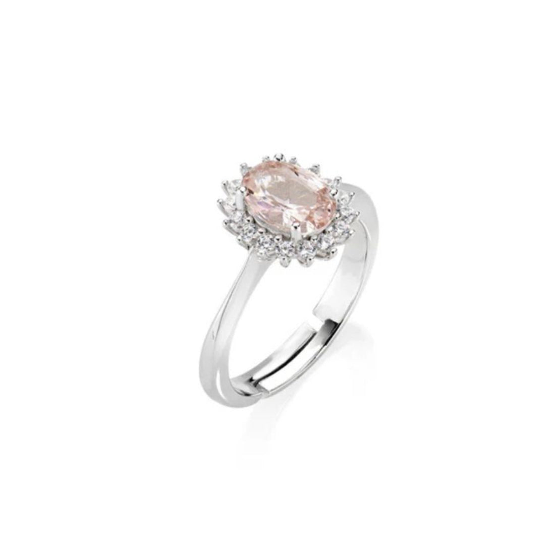 Anello Amen Mini Royal Lady Con Zircone Colorato -