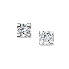 Bibigì Puntoluce Earrings in White Gold and Diamonds