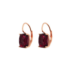 Orecchini Bronzallure Pendenti Con Prisma Gem Taglio Mosaico -