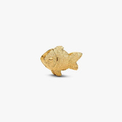 Pandora Mini Charm Fish Diamond Effect 14K Gold Plated