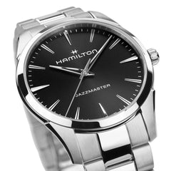 Hamilton Men's Jazzmaster Black Quartz Watch 40 mm H32461131