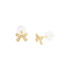 Orecchini Stroili Fiocco Bon Ton Oro Giallo 9 KT Cubic Zirconia 1436944