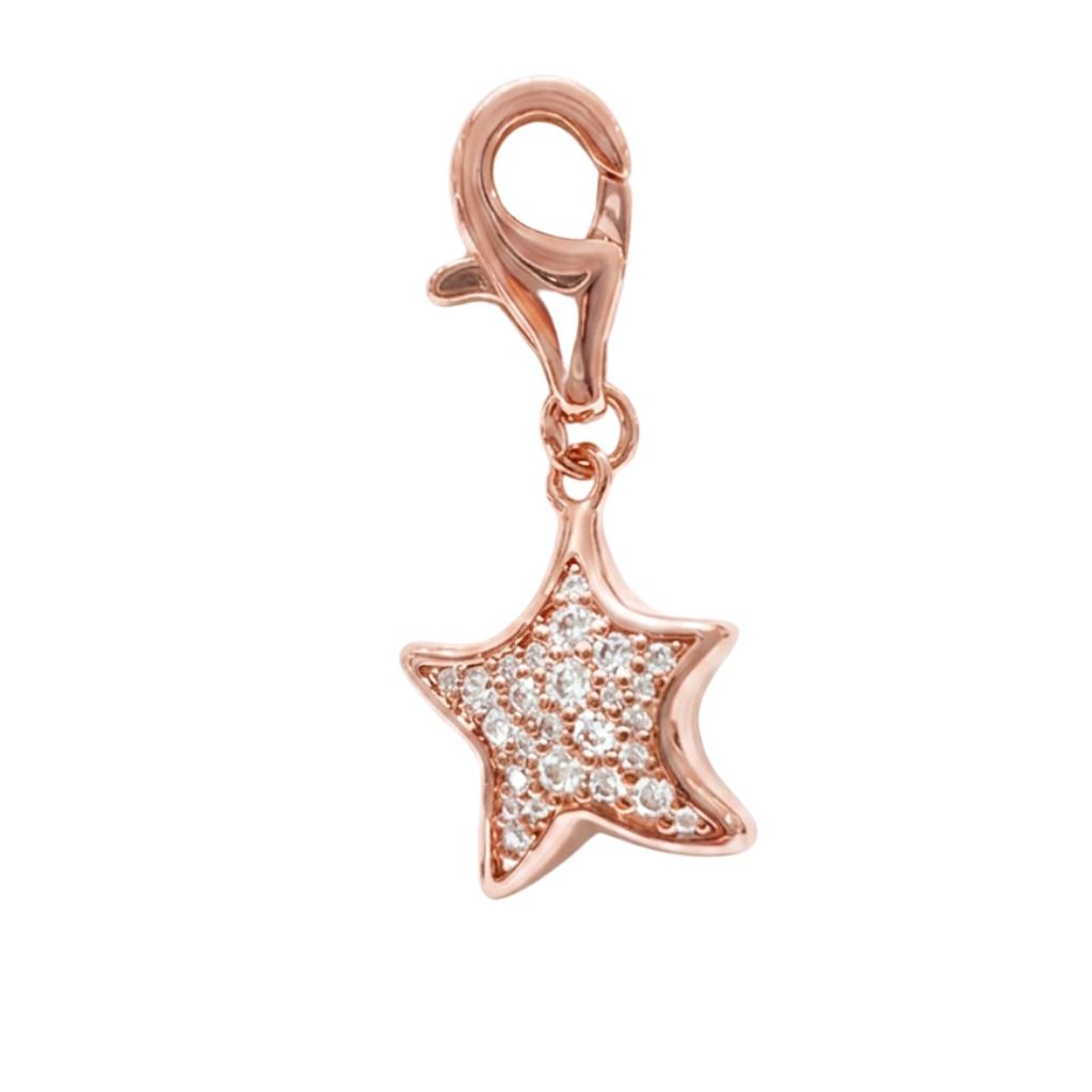 Bronzallure LUCKY CHARM - Ciondolo Stella Marina con Pavé di Cubic Zirconia WSBZ02671.STARF