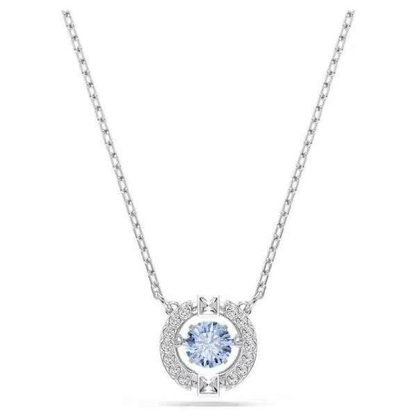 Collana Swarovski Una Taglio Round, Blu 5279425
