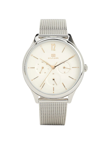 Orologio da donna Tommy Hilfiger in acciaio con cinturino a rete