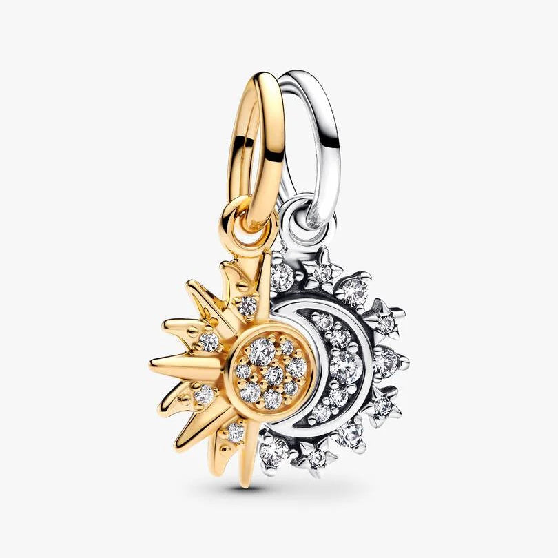 Charm Pandora Pendente Sole E Luna Divisibile 763585C01