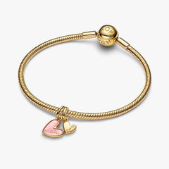 Charm Pandora Pendente Unione di Cuori Mamma e Figlia divisibile 763766C01