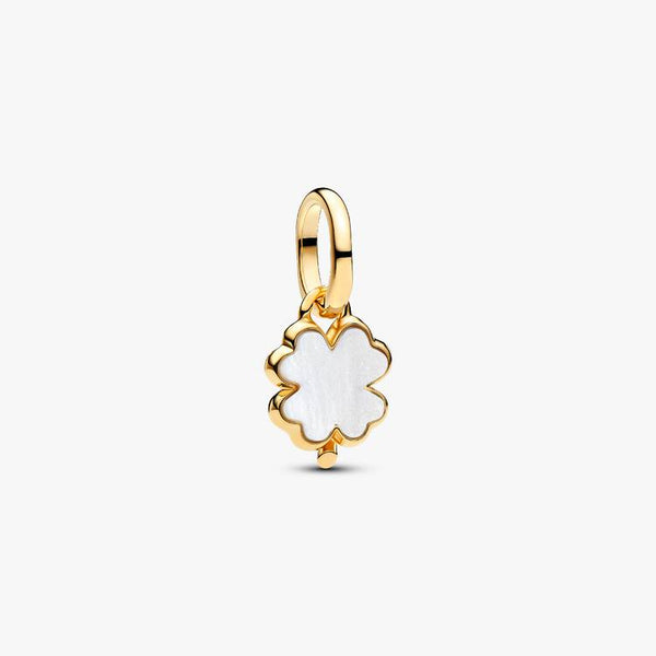 Charm Pandora Mini Pendente Quadrifoglio Bianco Pandora ME 764564C01