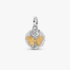 Charm Pandora Medallion Farfalla "Somniare Aude" 764803C01