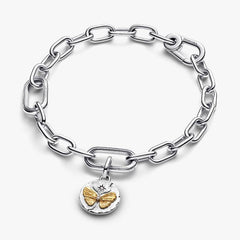Charm Pandora Medallion Farfalla "Somniare Aude" 764803C01