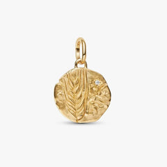 Charm Pandora Medallion Spiga di Grano "Virtus Vera Prosperitas" 764804C01