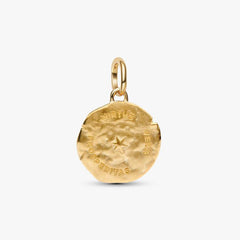 Charm Pandora Medallion Spiga di Grano "Virtus Vera Prosperitas" 764804C01