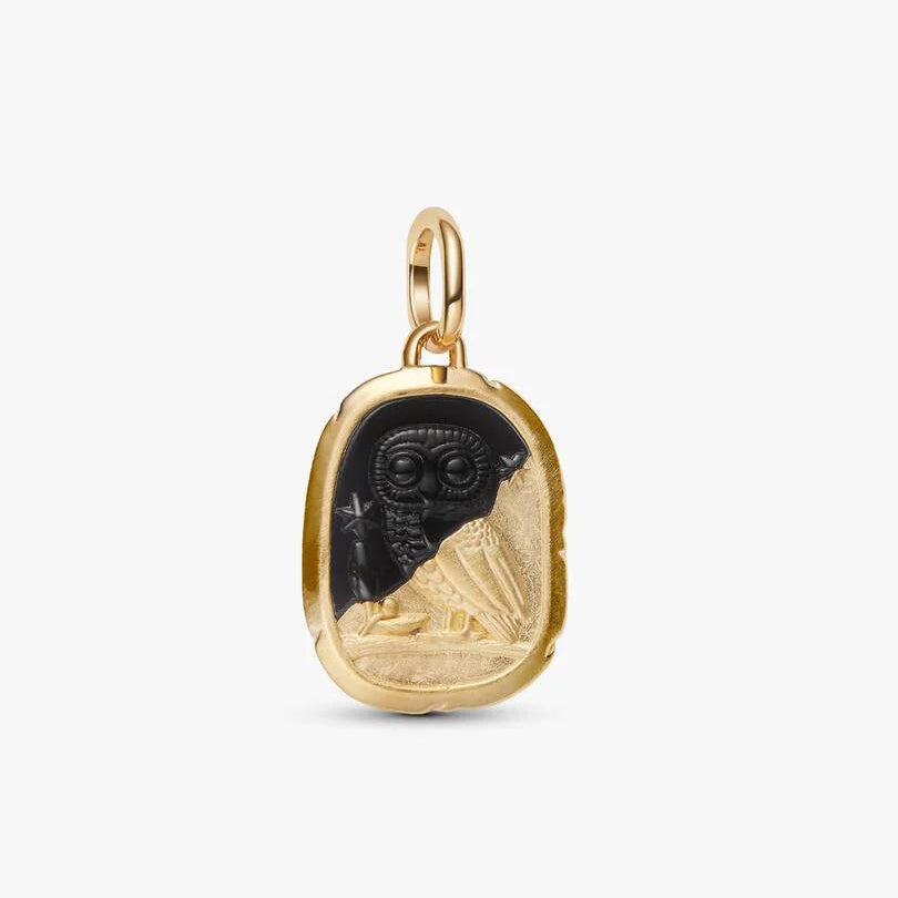 Charm Pandora Medallion Gufo "Lux Et Sapientia" 764805C01