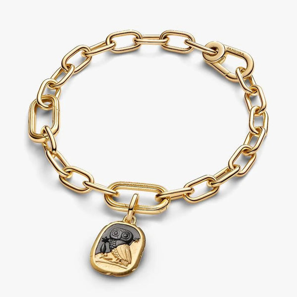 Charm Pandora Medallion Gufo "Lux Et Sapientia" 764805C01