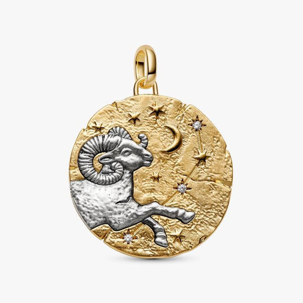 Charm Pandora Medallion XL Ariete "Acta Non Verba" 764997C01