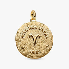 Charm Pandora Medallion XL Ariete "Acta Non Verba" 764997C01