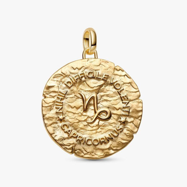 Charm Pandora Medallion XL Capricorno "Nihil Difficile Volenti" 764999C01