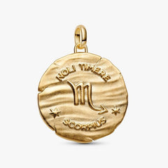 Charm Pandora Medallion XL Scorpione "Noli Timere" 765003C01
