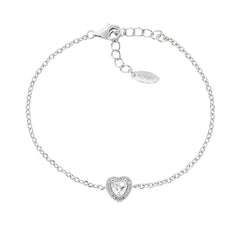 Bracciale Amen Dolce Cuore Bianco BRTICUBBZ