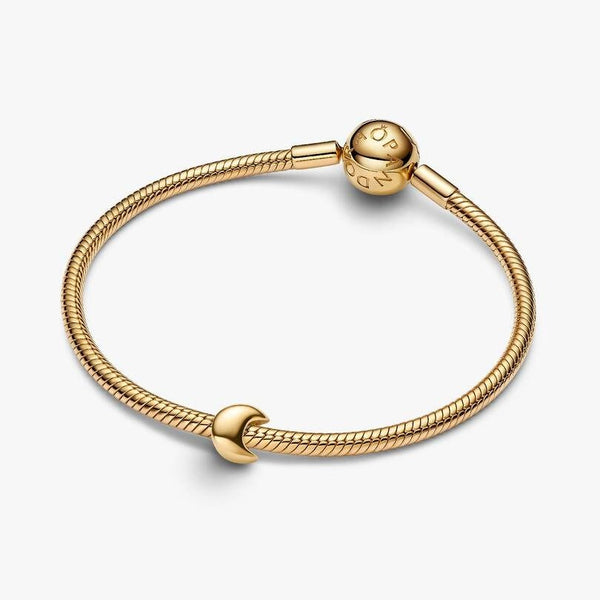 Mini Charm Pandora Luna Placcato Oro 14 KT 764516C00