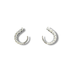 Pendientes Giorgio Visconti Fantasy en oro blanco con diamantes