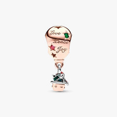 Charm Pandora Papá Noel en globo aerostático