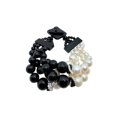 Bracciale Rajola Fiaba con Onice e Perle 54-419-418G