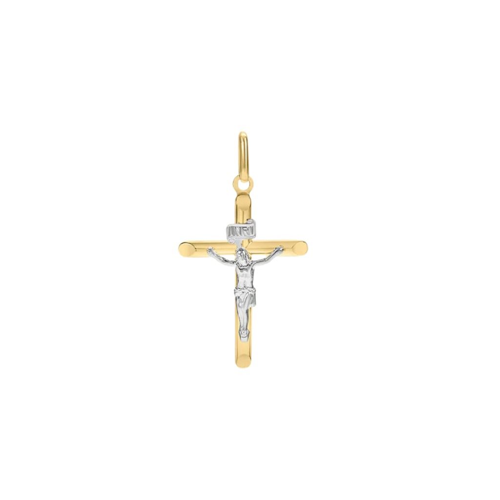 Ciondolo Stroili Croce Holy Oro Bicolore 9 KT 1415836