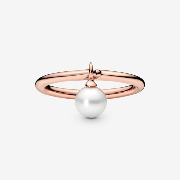 Anello Pandora Icona Di Stile Rosè Con Perla 187525P