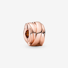 Pandora Clip Braided Ribbons Rose
